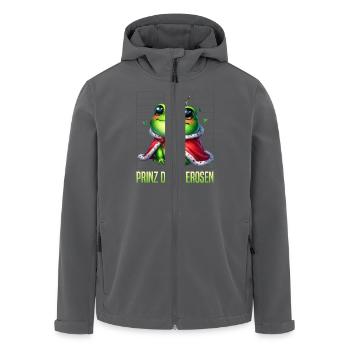 Froschkönig PRINZ DER SEEROSEN Faschings Kostüm - Recycelte Männer Softshell-Jacke von Stanley/Stella - Anthrazit - Vorne - AI Model Male 185 light (185cm)
