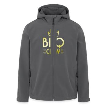 Bbq Crew - Recycelte Männer Softshell-Jacke von Stanley/Stella - Anthrazit - Vorne - AI Model Male 185 light (185cm)