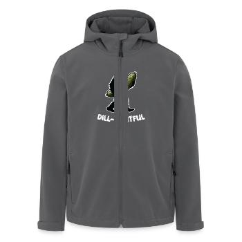 Dill-lightful Pickle Dill Bigfoot Sasquatch Sungl - Recycelte Männer Softshell-Jacke von Stanley/Stella - Anthrazit - Vorne - AI Model Male 185 light (185cm)