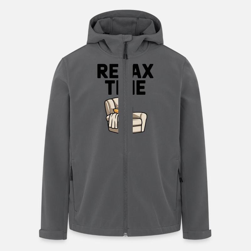 BEQUEME SESSEL - Recycelte Männer Softshell-Jacke von Stanley/Stella - Anthrazit