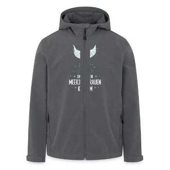 Das ist mein Meerjungfrauen Kostüm - Recycelte Männer Softshell-Jacke von Stanley/Stella - Anthrazit - Vorne - AI Model Male 185 light (185cm)