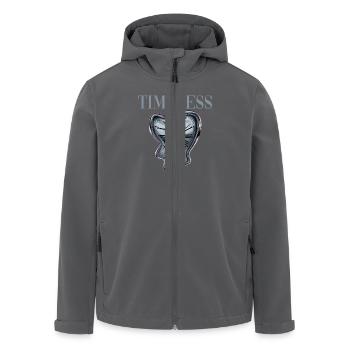 Timeless für Zeitlose Menschen - Recycelte Männer Softshell-Jacke von Stanley/Stella - Anthrazit - Vorne - AI Model Male 185 light (185cm)