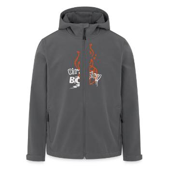 Basketball Basketballer Geburtstag - Recycelte Männer Softshell-Jacke von Stanley/Stella - Anthrazit - Vorne - AI Model Male 185 light (185cm)