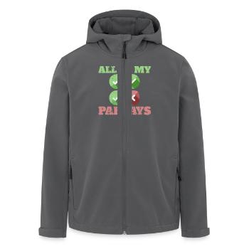 Parlay Leidenschaft für Sportwetten und Glück - Recycelte Männer Softshell-Jacke von Stanley/Stella - Anthrazit - Vorne - AI Model Male 185 light (185cm)