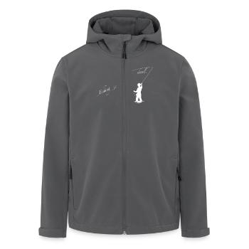 Angeln ist das Geschäft mit der Rolle Fishing Is - Recycelte Männer Softshell-Jacke von Stanley/Stella - Anthrazit - Vorne - AI Model Male 185 light (185cm)