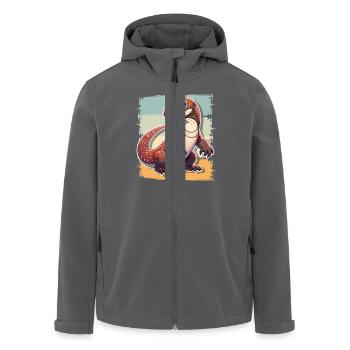 Komodo Dragon - Recycelte Männer Softshell-Jacke von Stanley/Stella - Anthrazit - Vorne - AI Model Male 185 light (185cm)
