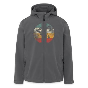 Breakdance - Recycelte Männer Softshell-Jacke von Stanley/Stella - Anthrazit - Vorne - AI Model Male 185 light (185cm)