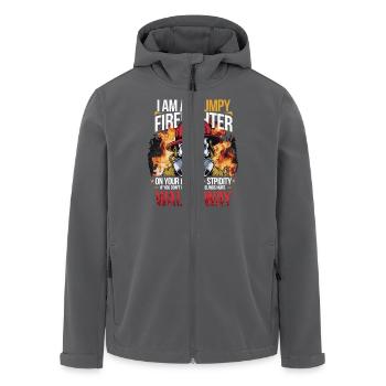 MÜRRISCHER FEUERWEHRMANN - Recycelte Männer Softshell-Jacke von Stanley/Stella - Anthrazit - Vorne - AI Model Male 185 light (185cm)