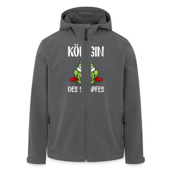 Faschings Kostüm Frauen KÖNIGIN DES SUMPFES Lustig - Recycelte Männer Softshell-Jacke von Stanley/Stella - Anthrazit - Vorne - AI Model Male 185 light (185cm)