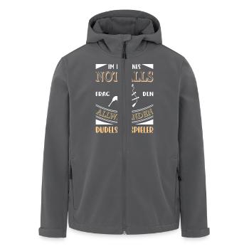 Dudelsackspieler Dudelsack Männer Geschenk - Recycelte Männer Softshell-Jacke von Stanley/Stella - Anthrazit - Vorne - AI Model Male 185 light (185cm)