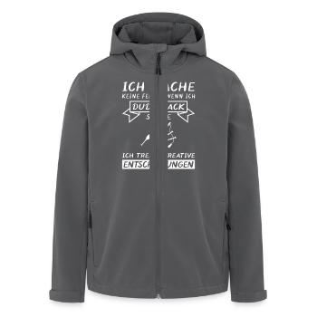 Dudelsackspieler Dudelsack Männer Geschenk - Recycelte Männer Softshell-Jacke von Stanley/Stella - Anthrazit - Vorne - AI Model Male 185 light (185cm)