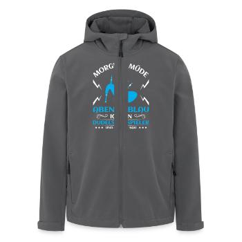 Dudelsackspieler Dudelsack Männer Geschenk - Recycelte Männer Softshell-Jacke von Stanley/Stella - Anthrazit - Vorne - AI Model Male 185 light (185cm)