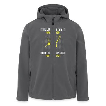 Dudelsackspieler Dudelsack Männer Geschenk - Recycelte Männer Softshell-Jacke von Stanley/Stella - Anthrazit - Vorne - AI Model Male 185 light (185cm)