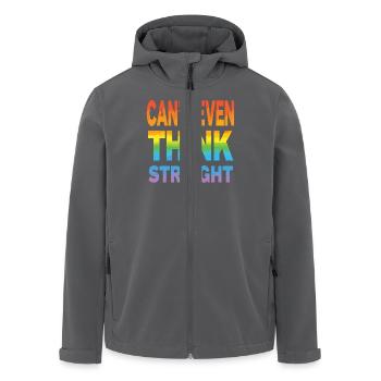 Pride LGBTQ Pride Regenbogen Pride Gay Pride Lgbtq - Recycelte Männer Softshell-Jacke von Stanley/Stella - Anthrazit - Vorne - AI Model Male 185 light (185cm)
