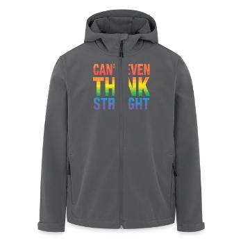Pride LGBTQ Pride Regenbogen Pride Gay Pride Lgbtq - Recycelte Männer Softshell-Jacke von Stanley/Stella - Anthrazit - Vorne - AI Model Male 185 light (185cm)
