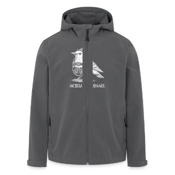 Schnapstrinker Party Alkohol Schnaps Trinker - Recycelte Männer Softshell-Jacke von Stanley/Stella - Anthrazit - Vorne - AI Model Male 185 light (185cm)