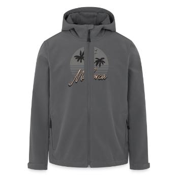 Mallorca - Recycelte Männer Softshell-Jacke von Stanley/Stella - Anthrazit - Vorne - AI Model Male 185 light (185cm)