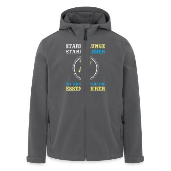Schornsteinfeger Herren - Recycelte Männer Softshell-Jacke von Stanley/Stella - Anthrazit - Vorne - AI Model Male 185 light (185cm)