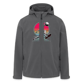 Basketball Basketballer - Recycelte Männer Softshell-Jacke von Stanley/Stella - Anthrazit - Vorne - AI Model Male 185 light (185cm)
