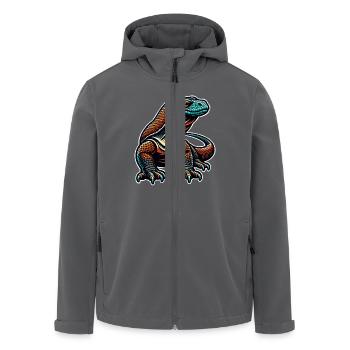 Komodo Dragon - Recycelte Männer Softshell-Jacke von Stanley/Stella - Anthrazit - Vorne - AI Model Male 185 light (185cm)