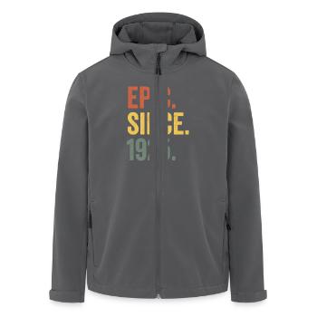 Epic Since 1925 Geburtsjahr Geburtstag - Recycelte Männer Softshell-Jacke von Stanley/Stella - Anthrazit - Vorne - AI Model Male 185 light (185cm)