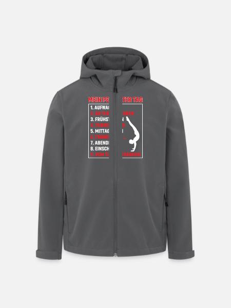 Turnen Mädchen Gymnastik Turnanzug Turnerin - Recycelte Männer Softshell-Jacke von Stanley/Stella - Anthrazit