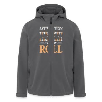Backgammon Spiel - Recycelte Männer Softshell-Jacke von Stanley/Stella - Anthrazit - Vorne - AI Model Male 185 light (185cm)