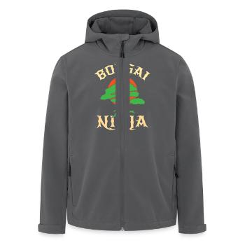 Bonsai Tree - Recycelte Männer Softshell-Jacke von Stanley/Stella - Anthrazit - Vorne - AI Model Male 185 light (185cm)