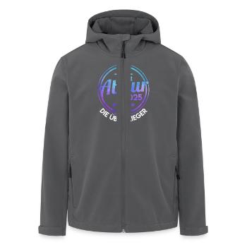 ABITUR 2025 DIE ÜBERFLIEGER Abiturient Lustiges - Recycelte Männer Softshell-Jacke von Stanley/Stella - Anthrazit - Vorne - AI Model Male 185 light (185cm)