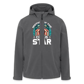 Mutter des Zirkusstars - Recycelte Männer Softshell-Jacke von Stanley/Stella - Anthrazit - Vorne - AI Model Male 185 light (185cm)