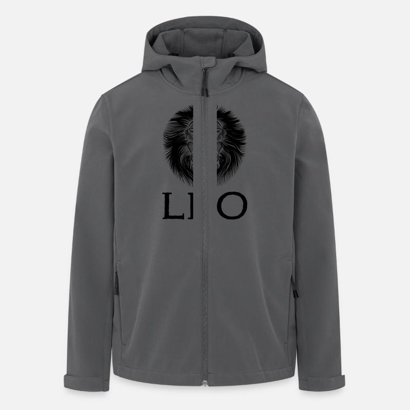 leo1s Zeichenfläche 1 - Recycelte Männer Softshell-Jacke von Stanley/Stella - Anthrazit