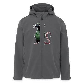 Maus - Recycelte Männer Softshell-Jacke von Stanley/Stella - Anthrazit - Vorne - AI Model Male 185 light (185cm)