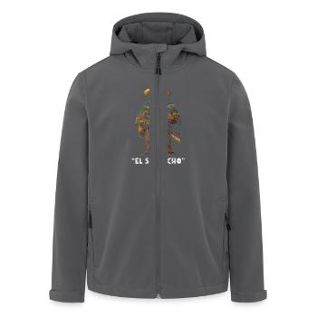 El Squatcho Mysteriöse Kreatur mit Sombrero und - Recycelte Männer Softshell-Jacke von Stanley/Stella - Anthrazit - Vorne - AI Model Male 185 light (185cm)