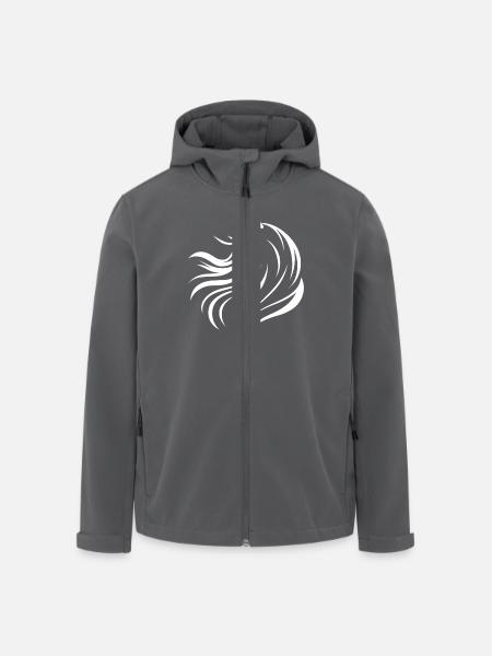 Pferde Spruch Reitsport Lustiges Pferde Geschenk - Recycelte Männer Softshell-Jacke von Stanley/Stella - Anthrazit
