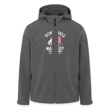 Don't Mess With The Mail Lady Postal Worker Mail - Recycelte Männer Softshell-Jacke von Stanley/Stella - Anthrazit - Vorne - AI Model Male 185 light (185cm)
