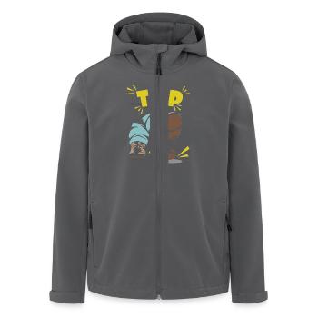 TAP Schritte Rhythmus Dynamik für Tanzbegeisterte - Recycelte Männer Softshell-Jacke von Stanley/Stella - Anthrazit - Vorne - AI Model Male 185 light (185cm)