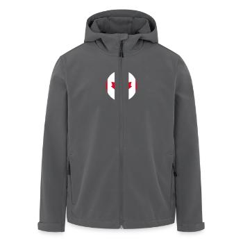 Kanada Kanadische Flagge Kanadier - Recycelte Männer Softshell-Jacke von Stanley/Stella - Anthrazit - Vorne - AI Model Male 185 light (185cm)