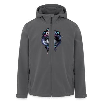 The Cosmic Eye Streetart Vision Kosmische - Recycelte Männer Softshell-Jacke von Stanley/Stella - Anthrazit - Vorne - AI Model Male 185 light (185cm)
