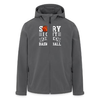 Entschuldigung, ich habe Basketball - Recycelte Männer Softshell-Jacke von Stanley/Stella - Anthrazit - Vorne - AI Model Male 185 light (185cm)