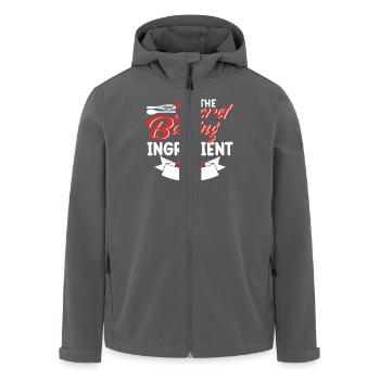 Backen Bäcker Bäckerei - Recycelte Männer Softshell-Jacke von Stanley/Stella - Anthrazit - Vorne - AI Model Male 185 light (185cm)
