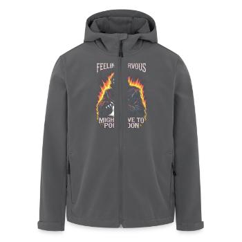 Reizdarm-Syndrom Reaper IBS Gothic--Humor - Recycelte Männer Softshell-Jacke von Stanley/Stella - Anthrazit - Vorne - AI Model Male 185 light (185cm)