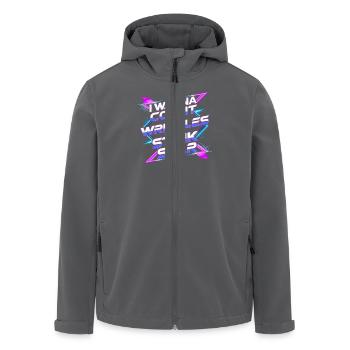Ich möchte die Falten auf Deinem Stinkstern Anal Zählen - Recycelte Männer Softshell-Jacke von Stanley/Stella - Anthrazit - Vorne - AI Model Male 185 light (185cm)