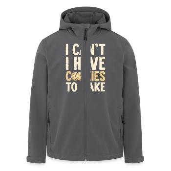 Backen Bäcker Bäckerei - Recycelte Männer Softshell-Jacke von Stanley/Stella - Anthrazit - Vorne - AI Model Male 185 light (185cm)