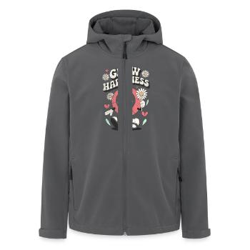 Kindergarten Erzieher Spruch lustige Geschenk Idee - Recycelte Männer Softshell-Jacke von Stanley/Stella - Anthrazit - Vorne - AI Model Male 185 light (185cm)