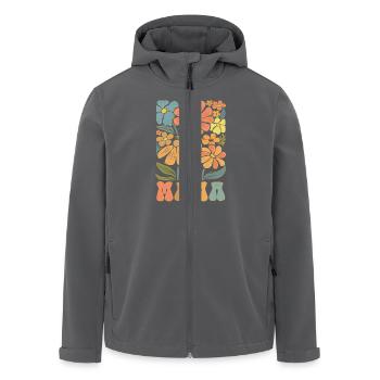 Mama - Recycelte Männer Softshell-Jacke von Stanley/Stella - Anthrazit - Vorne - AI Model Male 185 light (185cm)