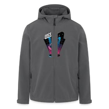 Disco Wonderland Retro Glamour Tanz - Recycelte Männer Softshell-Jacke von Stanley/Stella - Anthrazit - Vorne - AI Model Male 185 light (185cm)