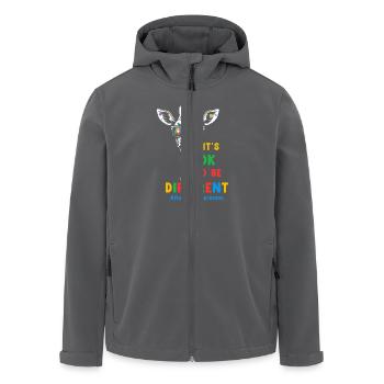 Autismus Autisten - Recycelte Männer Softshell-Jacke von Stanley/Stella - Anthrazit - Vorne - AI Model Male 185 light (185cm)