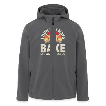 Backen Bäcker Bäckerei - Recycelte Männer Softshell-Jacke von Stanley/Stella - Anthrazit - Vorne - AI Model Male 185 light (185cm)