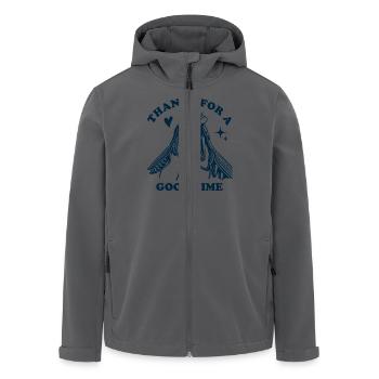 Thanks For A Good Time - Mantis - Recycelte Männer Softshell-Jacke von Stanley/Stella - Anthrazit - Vorne - AI Model Male 185 light (185cm)