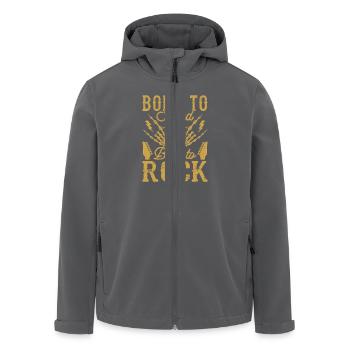 Rock And Roll - Recycelte Männer Softshell-Jacke von Stanley/Stella - Anthrazit - Vorne - AI Model Male 185 light (185cm)